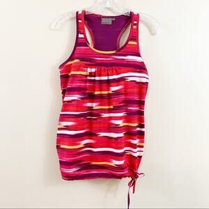 Athleta Airbrush Red Printed Tinker Tank Top